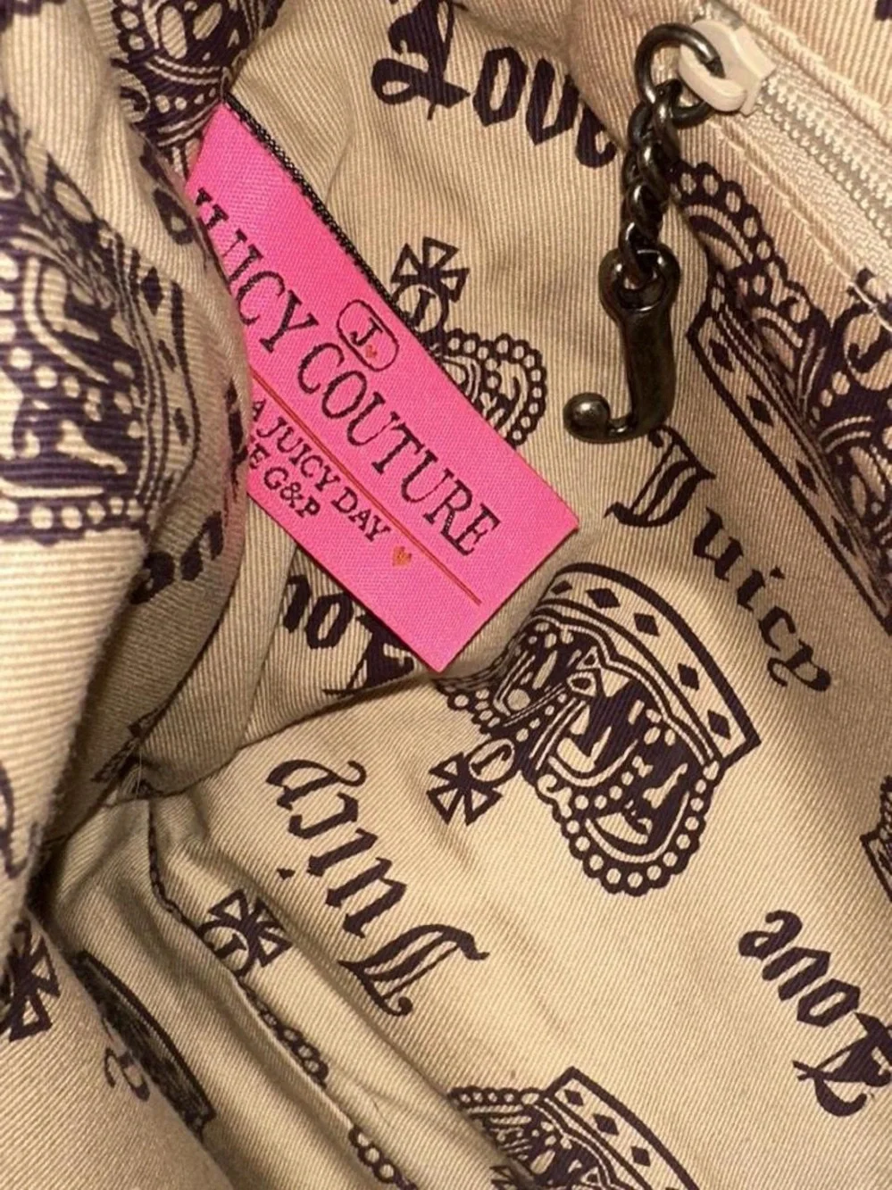 2000s vintage juicy couture laptop bag
